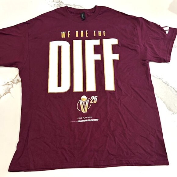 2025 Cleveland Cavaliers SGA Playoffs "We Are The DIFF" Size XL T-Shirt - Picture 1 of 4